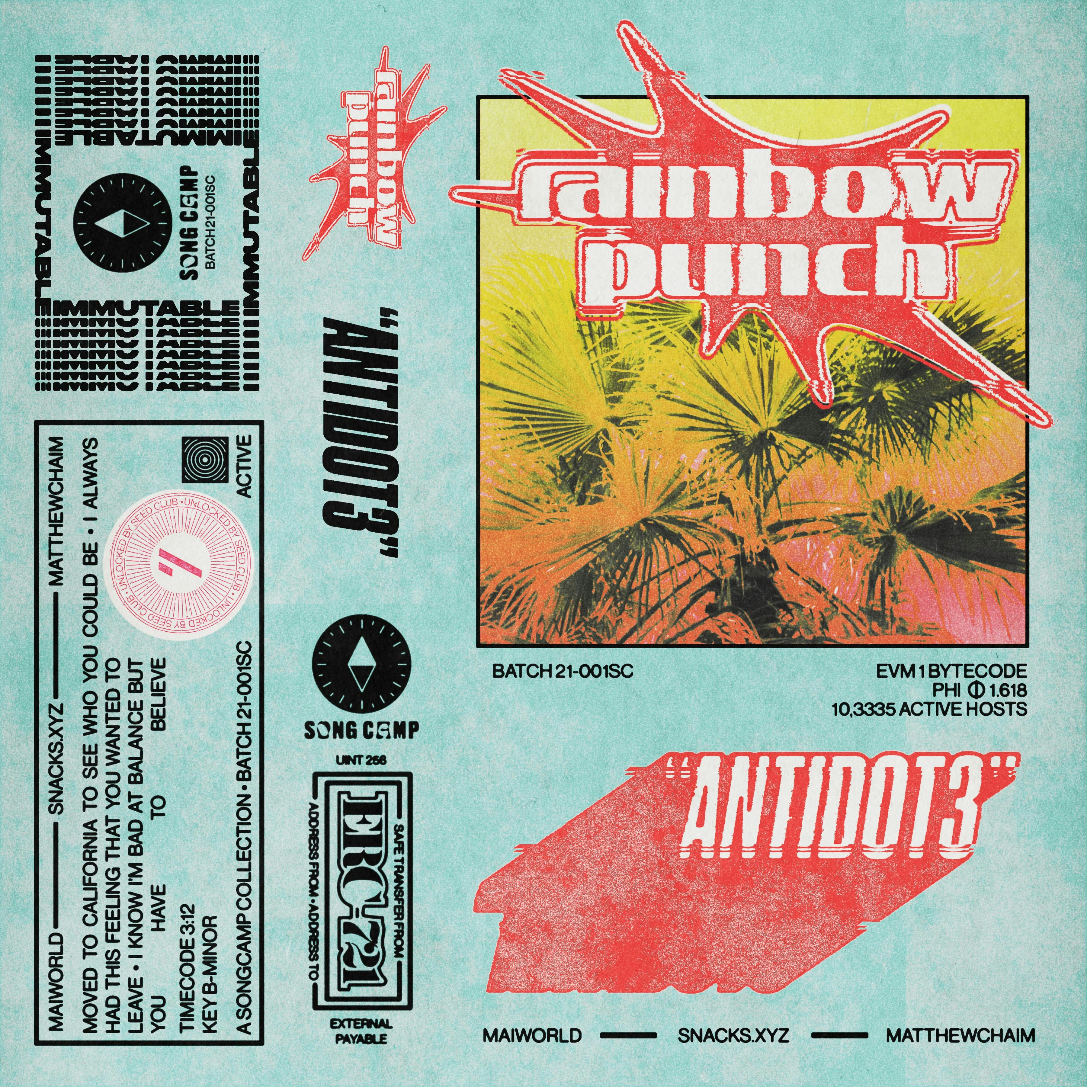 Cover art for Antid0t3 by Rainbow Punch